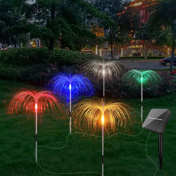 

solar lamps firework string light xmas decor creative energy fairy festival