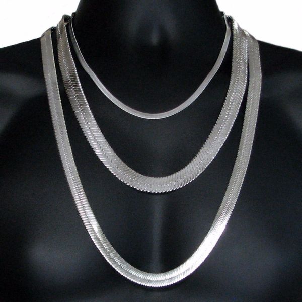 

mens hip hop herringbone gold chain 75 *1 .1 *0 .2cm silver gold color herringbone chain statement necklace jewelry