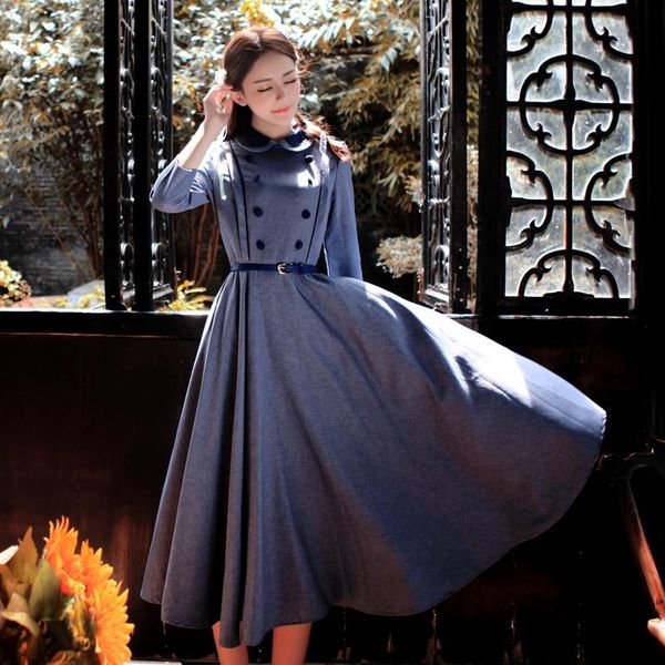 

casual dresses ff1670 l, Black;gray