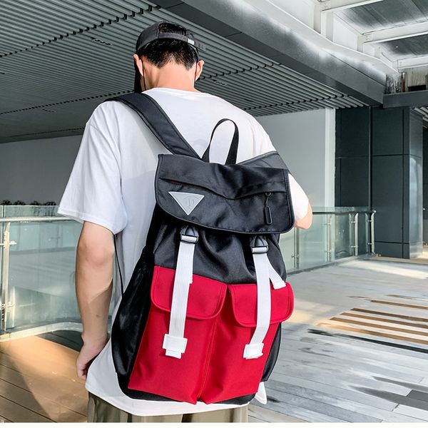 

men women school backpack fashion waterproof lapbackpacks large capacity shoulder bag packs casual travel bag