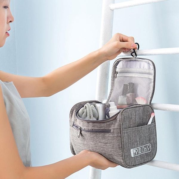 

men hanging cosmetic bag business makeup case women travel make up zipper organizer storage pouch toiletry wash bath kit bags & cases