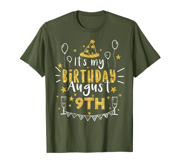 

August-9th It'-My-Birthday Leo-Pride Funny T-Shirt, Mainly pictures