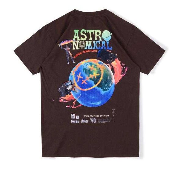 

travis scott cactus jack fort night short sleeve t-shirt358y, White;black