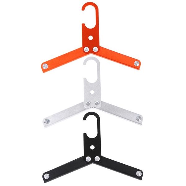 

hangers & racks folding coat clothes hanger for travel outdoor camping portable aluminum alloy lightweight cloth foldable drying rack retail