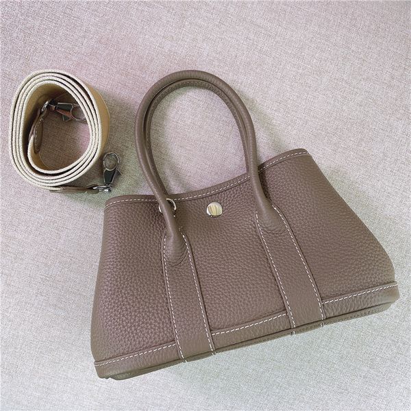 

70% off luxury handbag 2021 new head leather lychee mini garden bag 27vv uzz8