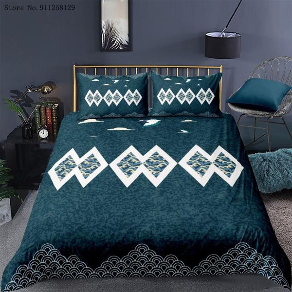 

bedding sets 2/3 pieces fresh pattern set 3d print colorful duvet cover beautiful flower bed quilt home
