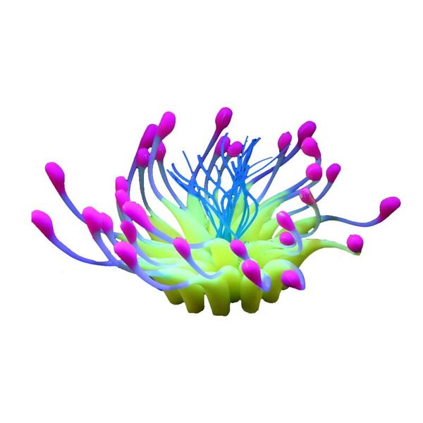 

decorations glowing effect silicone ornament gift background for aquarium marine fake artificial coral simulation fish tank landscape decor