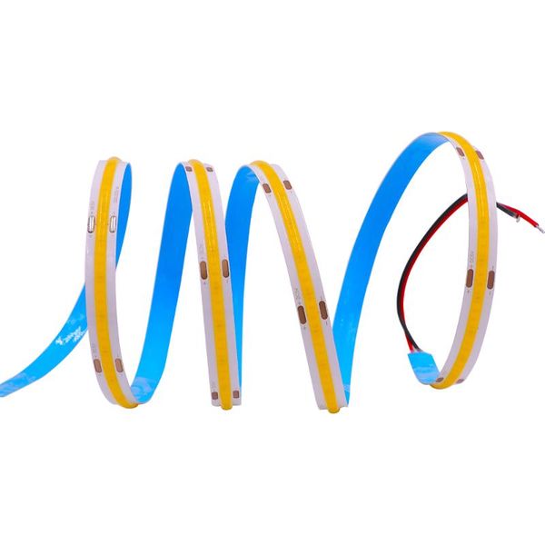 

strips cob led strip light 480leds/m dc12v/24v flexible ribbon tape high density no spot dimmable lamp cold warm nature white 4000k