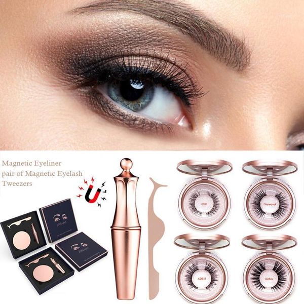 

magnetic upgrade model blue high-end gift box eyeliner set false eyelashes1