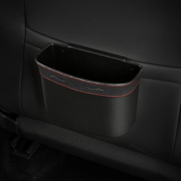 

car organizer multi-position hanging storage bin box for in-car trash bags