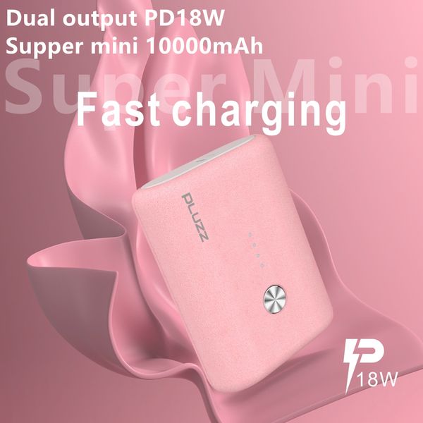 Сотовый телефон Power Bank 10000MAH портативное зарядное устройство USB типа C PD 3.0 18W быстрая зарядка PowerBank Внешняя батарея для iPhone 12 Pro Max Xiaomi Huawei Samsung Conclephones