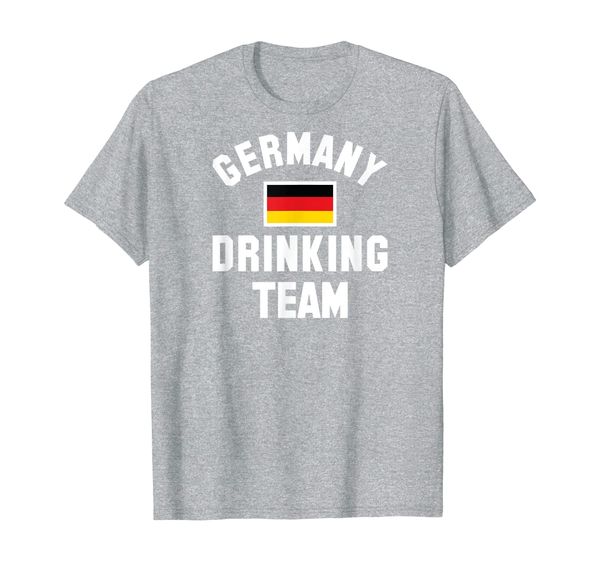 

germany drinking team design for germany beer fests t-shirt, White;black