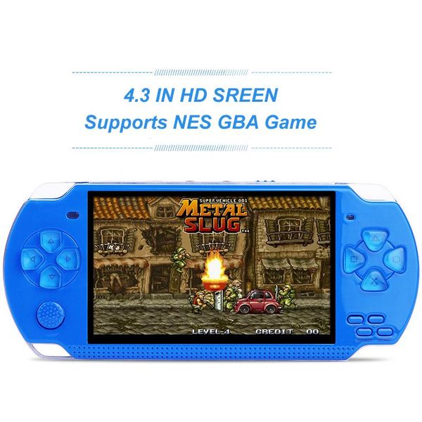 

portable game players brand quality 4.3 in screen mp5 player 8gb support gba nes built thousands games handheld