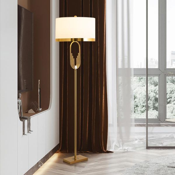

creative u shape metal tubular floor lamp phnom penh lampshade lamps for living room bedroom home decor gold standing