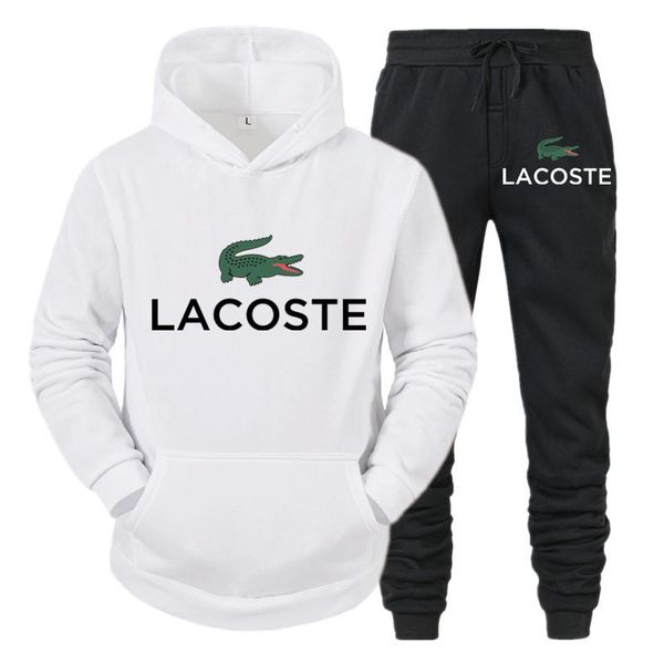 

mens designer lacÃ²ste tracksuits survetement solid color track suit jogging suits men pantalon de survÃªtement multiple choice tracksuits, Gray