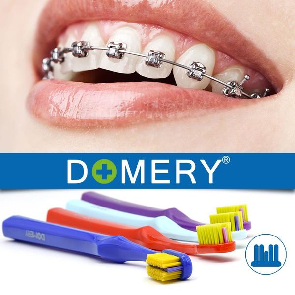 

toothbrush domery 2021 arrival u-shaped orthodontic soft bristle teeth brush brace small head braces
