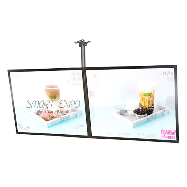 

restaurant menu board light box fast food store advertising display wall or ceiling hang (40x50cm)