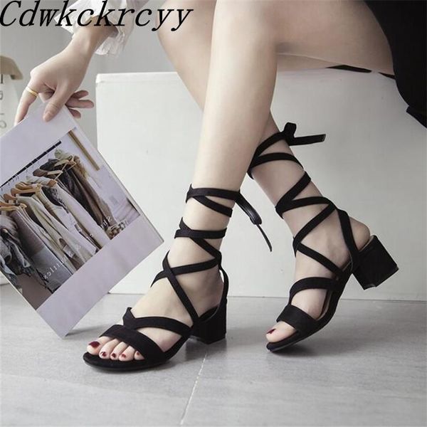 

dress shoes summer pattern fashion high-heeled women sandals beige black yellow overlapping bandage rome style size 34-46