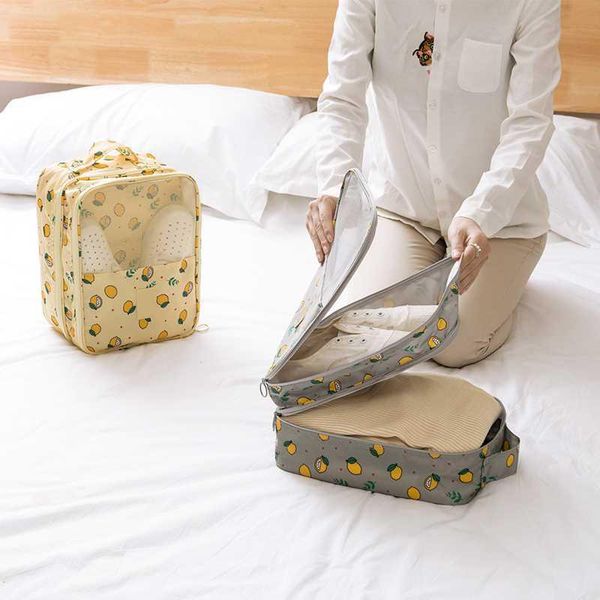 

storage bags high-quality portable travel shoe bag waterproof with luggage cover can hold 3 pairs of shoes accessorie