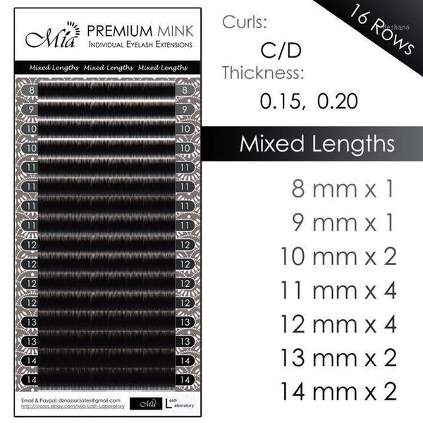 

[0.12/0/15 j/b/c/d/dd/d+/l] mia semi permanent synthetic mink eyelash extension round lash1