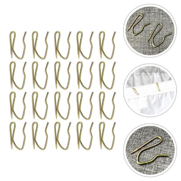 

other home decor 50pcs s-shaped curtain hooks decorative holder for (golden)