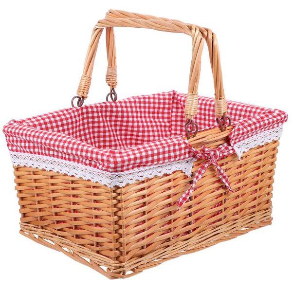 

storage baskets strong wicker basket practical gift useful willow woven picnic
