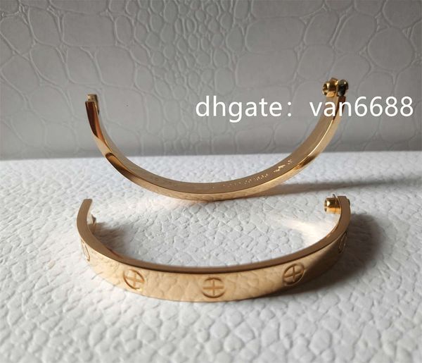 

bracelet ladies love rings pendant necklaces screw carti bracelet van party wedding couple gift fashion luxury cleef designer, Black