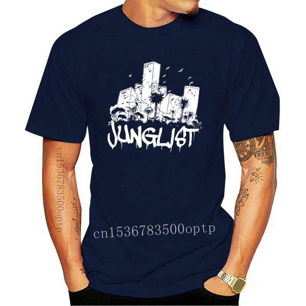 

men's t-shirts junglist sound system t shirt jungle massive amen drum and bass 808 graphic tee, White;black