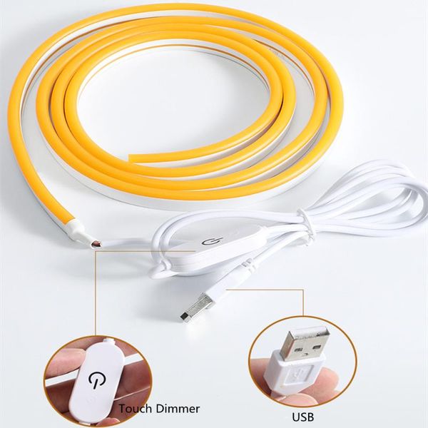 

strips usb neon led strip dimmable smd2835 super bright dc5v 120leds/m flexible outdoor waterproof lighting decorations