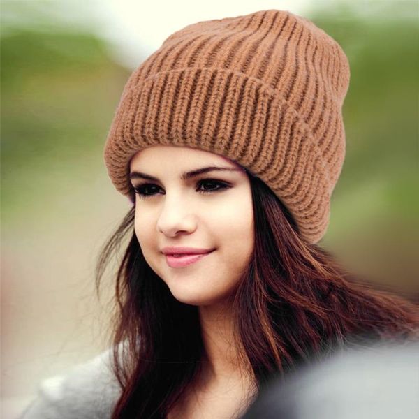 

beanies women winter hats for beanie caps men cotton knitted warm hat solid color outdoor cycling bonnet cap 2021
