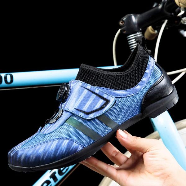 Uomo e donna Outdoor Mountain Road Bike Scarpe antiscivolo Leggero e traspirante Attrezzatura per bicicletta Ciclismo Masculino Taglia 36-46 Ciclismo Footw