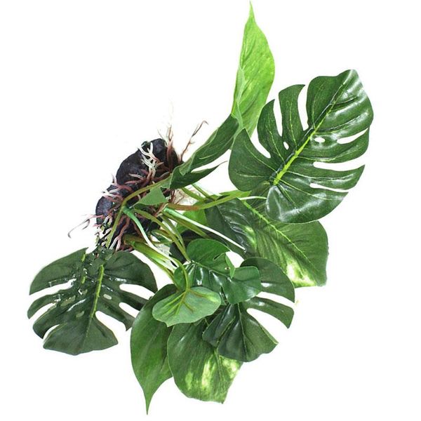 

decorations artificial green fake plastic plant aquarium ornament fish tank decor