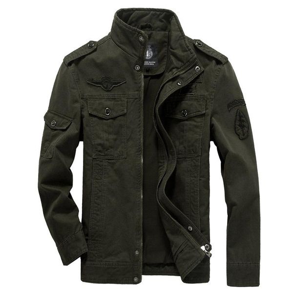 

men's jackets jacket men autumn soldier style army, Black;brown