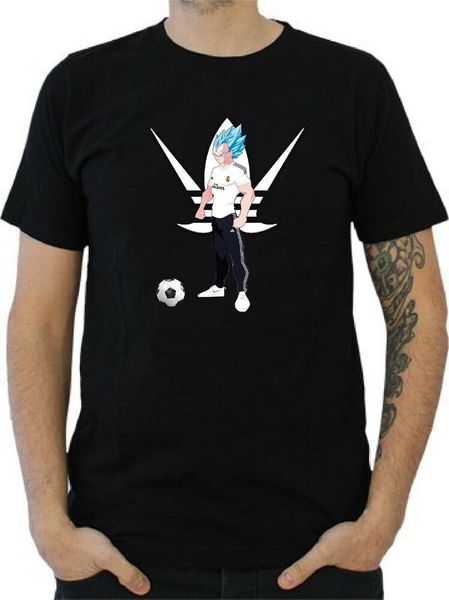 

mens t-shirt real madrid vegeta, White;black