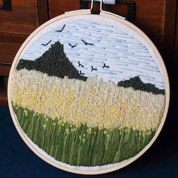 

3pcs/set embroidery kit for diy pattern tool set without hoop other arts and crafts