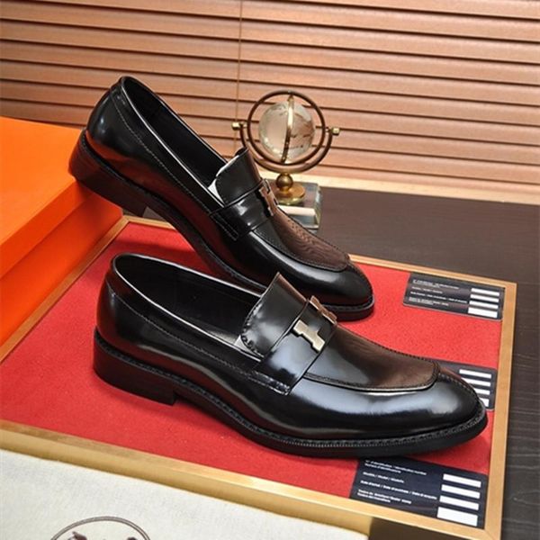 

a1 italian oxford shoe for man luxury mens patent leather wedding shoes men's pointed toe designer dress shoes plus 45 multiple colors, Black