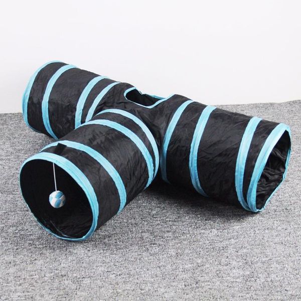 

cat beds & furniture pet product 3 way tunnel with toy source factory production