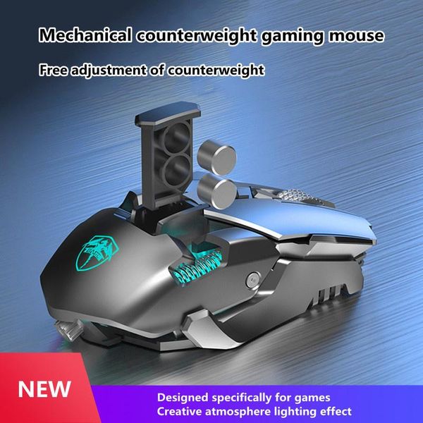 

mice products decreased gaming mechanical mouse metals counter-weight water-cooled lighting effect desknotebook