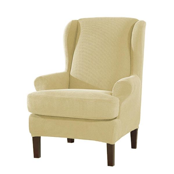 

protector chair cover covering polyester office removable elastic wing covers