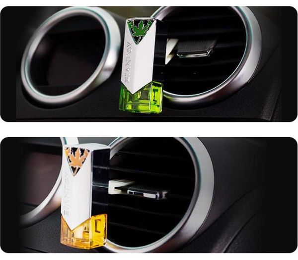 

car air freshener 2pcs vent conditioner outlet perfume clip ornament lasting fragrance deodorization auto interior decoration