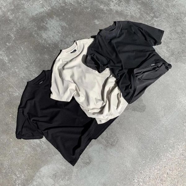 

solid t-shirt men women 1 blank street tee inside tag label, White;black