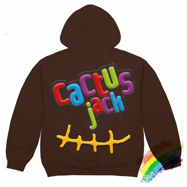 

hoodies foaming printing travis scott trails hoodie women men quality color letter cactus jack pullover hooded, Black