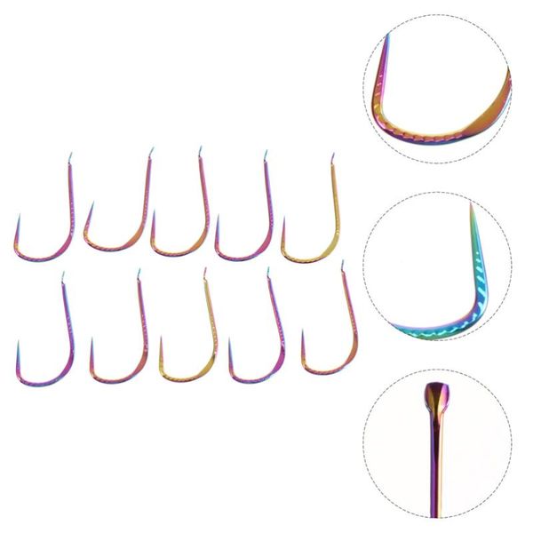 

fishing hooks 20pcs saltwater hook useful carbon steel tools