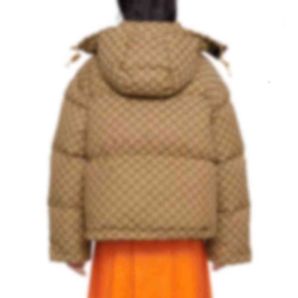 

designer luxury women classic outdoor down parkas jackets co-branding winter coat solid color thicken woman clothing keep warm windproof, Black