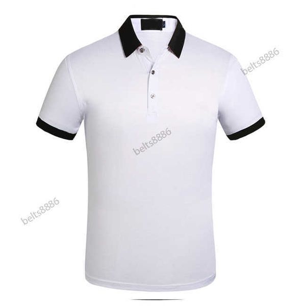 

2021 business casual polo shirt tshirt men sleeve stripe slimmer manly society men's fashion checked five color chooes, White;black