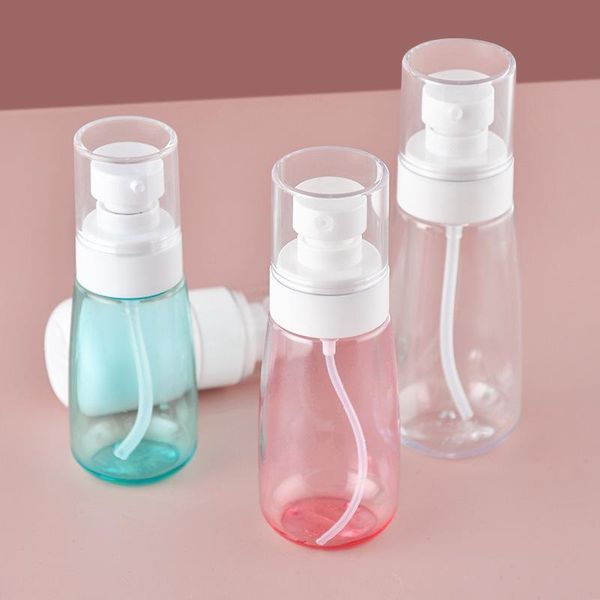 

liquid soap dispenser 100ml portable small spray bottle watering can travel packaging transparent press storage cosmetic