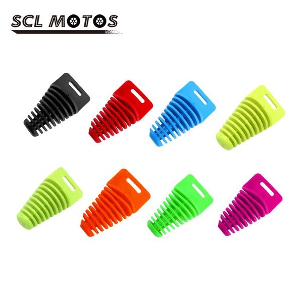 

motorcycle exhaust system scl motos waterproof removable pipe pvc plug muffler wash protector motocross tailpipe