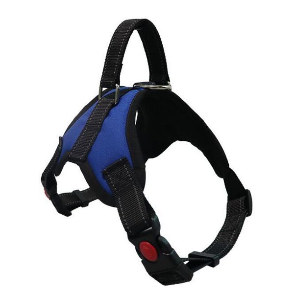 

dog pet explosion-proof traction chest soft adjustable harness vest collar hand strap for walk out specifications: collars & leashes