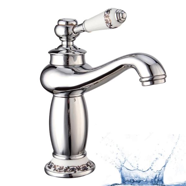 

bathroom sink faucets brass plated basin mixer accessories tap for home kitchen