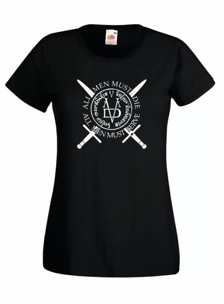 

t-shirt shirt women j1008 vala dohaeris vala morghuli game throne, White;black
